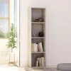 vidaXL Book Cabinet Concrete Grey 40x30x151.5 cm Chipboard