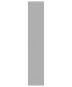 vidaXL Book Cabinet High Gloss Grey 40x30x151,5 cm Chipboard