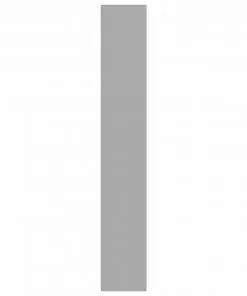 vidaXL Book Cabinet High Gloss Grey 40x30x189 cm Chipboard