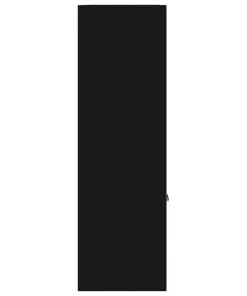 vidaXL Book Cabinet Black 98x30x98 cm Chipboard