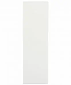 vidaXL Book Cabinet High Gloss White 98x30x98 cm Chipboard