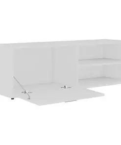 vidaXL TV Cabinet White 120x34x37 cm Chipboard