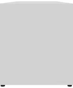 vidaXL TV Cabinet High Gloss White 120x34x37 cm Chipboard