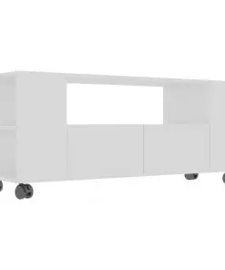 vidaXL TV Cabinet White 120x35x43 cm Chipboard