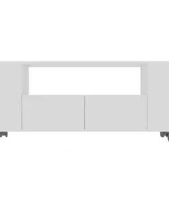 vidaXL TV Cabinet White 120x35x43 cm Chipboard