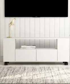 vidaXL TV Cabinet White 120x35x43 cm Chipboard