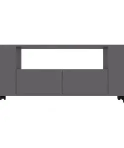 vidaXL TV Cabinet Grey 120x35x43 cm Chipboard