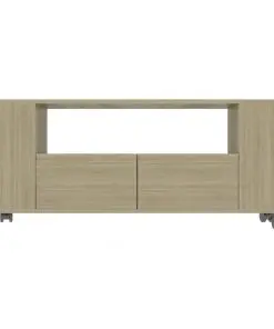 vidaXL TV Cabinet Sonoma Oak 120x35x43 cm Chipboard