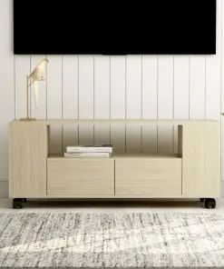 vidaXL TV Cabinet Sonoma Oak 120x35x43 cm Chipboard