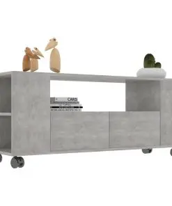 vidaXL TV Cabinet Concrete Grey 120x35x43 cm Chipboard