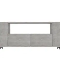 vidaXL TV Cabinet Concrete Grey 120x35x43 cm Chipboard