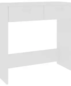 vidaXL Desk White 80x40x75 cm Chipboard