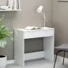 vidaXL Desk White 80x40x75 cm Chipboard