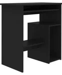 vidaXL Desk Black 80x45x74 cm Chipboard