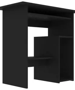 vidaXL Desk Black 80x45x74 cm Chipboard