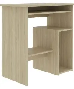 vidaXL Desk Sonoma Oak 80x45x74 cm Chipboard