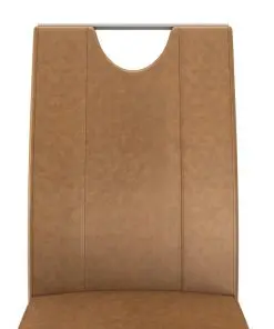 vidaXL Dining Chairs 6 pcs Brown Faux Leather