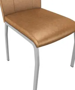 vidaXL Dining Chairs 6 pcs Brown Faux Leather