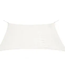 vidaXL Sunshade Sail HDPE Rectangular 4×6 m White