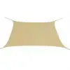 vidaXL Sunshade Sail Oxford Fabric Square 2×2 m Beige