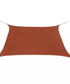 vidaXL Sunshade Sail Oxford Fabric Square 2×2 m Terracotta