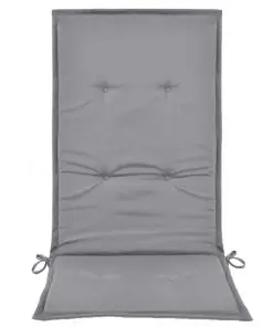 vidaXL Garden Chair Cushions 4 pcs Grey 120x50x3 cm