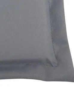 vidaXL Garden Chair Cushions 4 pcs Grey 120x50x3 cm