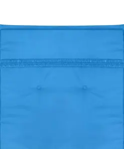 vidaXL Garden Chair Cushions 2 pcs Blue 120x50x3 cm