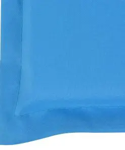 vidaXL Garden Chair Cushions 2 pcs Blue 120x50x3 cm