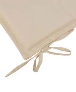 vidaXL Garden Bench Cushion Cream 100x50x3 cm
