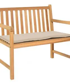 vidaXL Garden Bench Cushion Cream 100x50x3 cm