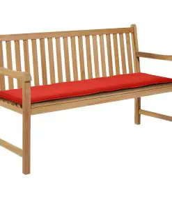 vidaXL Garden Bench Cushion Red 150x50x3 cm