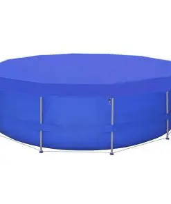 vidaXL Pool Cover PE Round 540 cm 90 g/m?