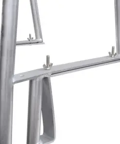 vidaXL 4-Step Dock/Pool Ladder Aluminium 170 cm