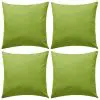 vidaXL Outdoor Pillows 4 pcs 45×45 cm Apple Green