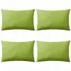 vidaXL Outdoor Pillows 4 pcs 60×40 cm Apple Green vidaXL Outdoor Pillows 4 pcs 60×40 cm Apple Green