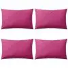 vidaXL Outdoor Pillows 4 pcs 60×40 cm Pink