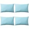 vidaXL Outdoor Pillows 4 pcs 60×40 cm Light Blue