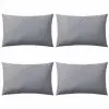 vidaXL Outdoor Pillows 4 pcs 60×40 cm Grey
