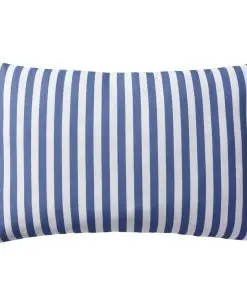 vidaXL Outdoor Pillows 2 pcs Stripe Print 60×40 cm Navy