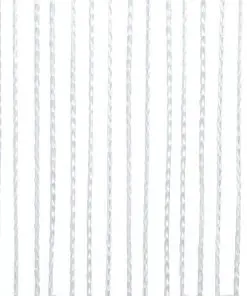 vidaXL String Curtains 2 pcs 140×250 cm White