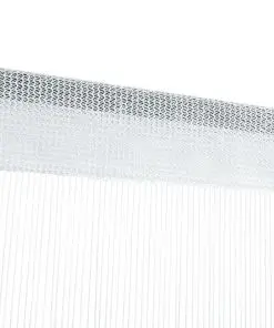 vidaXL String Curtains 2 pcs 140×250 cm White