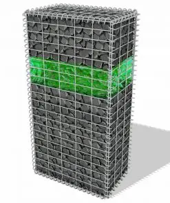 vidaXL Gabion Rocks Glass Green 60-120 mm 25 kg
