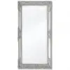 vidaXL Wall Mirror Baroque Style 100×50 cm Silver