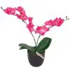 vidaXL Artificial Orchid Plant with Pot 30 cm Red vidaXL Artificial Orchid Plant with Pot 30 cm Red