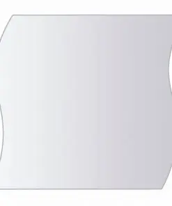 vidaXL Eight Piece Mirror Titles Multi-Shape Glass
