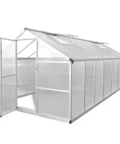 vidaXL Greenhouse Reinforced Aluminium 10.53 m²