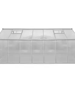 vidaXL Greenhouse Reinforced Aluminium 10.53 m²