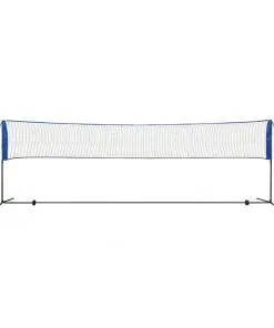vidaXL Badminton Net Set with Shuttlecocks 500×155 cm
