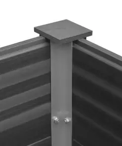 vidaXL Garden Raised Bed WPC 150x50x54 cm Grey